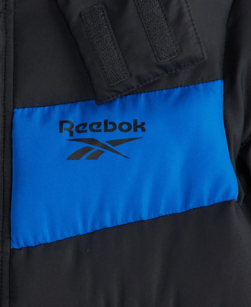 Reebok Boys' Xs-xl Hooded Heavyweight Puffer Jacket