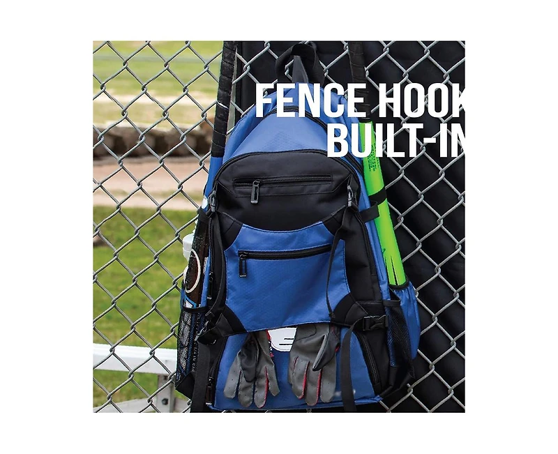 Furlihong Baseball Bag – Backpack with Helmet Holder for Baseball, T-Ball and Softball Gear Youth & Adults, Holds Bat, Helmet, Glove, Shoes