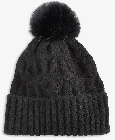 Style & Co Women's Cable Boucle Knit Beanie, Macy's Exclusive