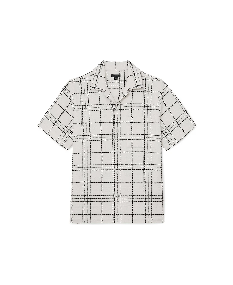 Reiss Men's Moran Check Cuban Shirt
