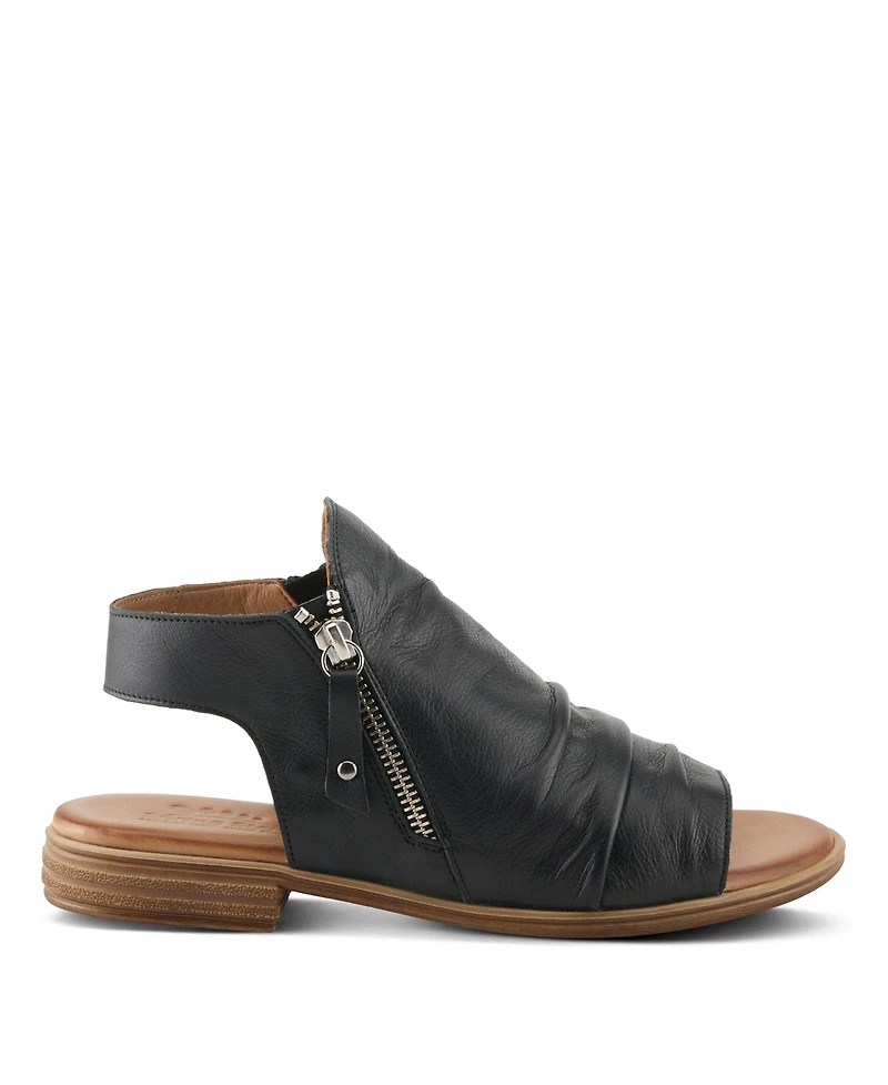 Spring Step Women's Flat Jalaya Sandal with Leather Upper