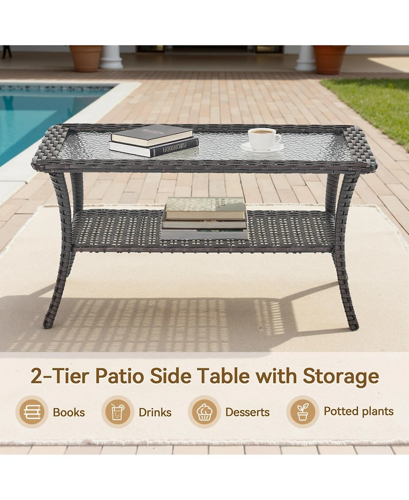 Pocassy Outdoor Coffee Table