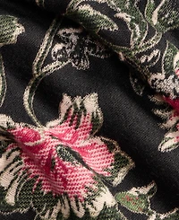 Style & Co Women's Floral Leaf Jacquard Wrap Scarf, Macy's Exclusive