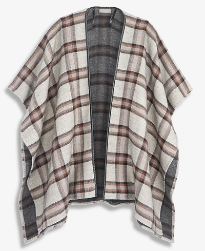 Style & Co Women's Grid Plaid Topper, Macy's Exclusive