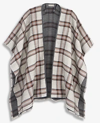 Style & Co Women's Grid Plaid Topper, Macy's Exclusive