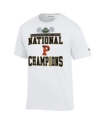 Champion Men's and Women's White Princeton Tigers 2026 Ncaa Lacrosse National Locker Room T-Shirt