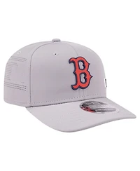 New Era Men's Gray Boston Red Sox Laser Perforated 9SEVENTY Adjustable Hat