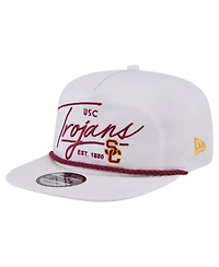 New Era Men's White Usc Trojans Team Rope 19TWENTY Adjustable Hat