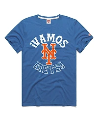 Homage Men's Royal New York Mets Vamos Tri-Blend T-Shirt