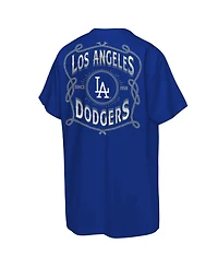 Mitchell & Ness Big Boys and Girls Royal Los Angeles Dodgers Cooperstown Rodeo Rope T-Shirt