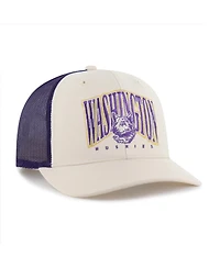 '47 Brand Men's Natural Washington Huskies Drawbridge Trucker Adjustable Hat