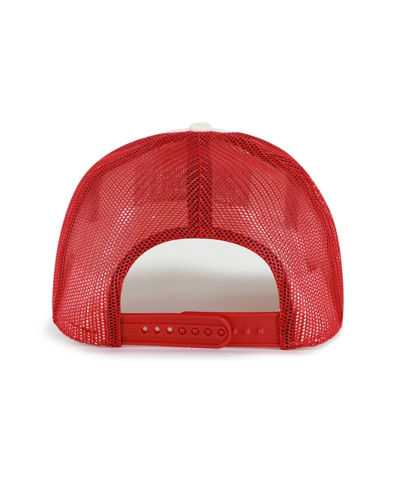 '47 Brand Men's Cream Nebraska Huskers Drawbridge Trucker Adjustable Hat