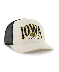 '47 Brand Men's Natural Iowa Hawkeyes Drawbridge Trucker Adjustable Hat