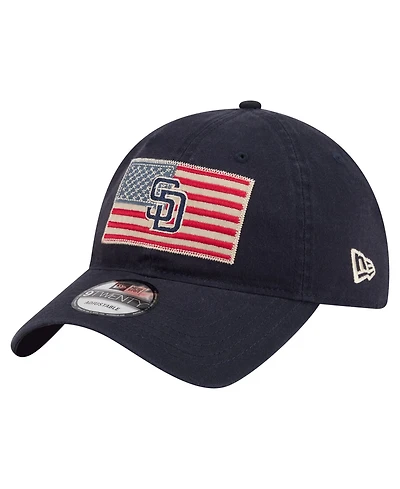 New Era Men's Navy San Diego Padres Americana Flag 9TWENTY Adjustable Hat