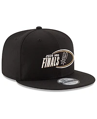 New Era Men's Black San Antonio Spurs 2026 Nba Finals 9FIFTY Snapback Hat
