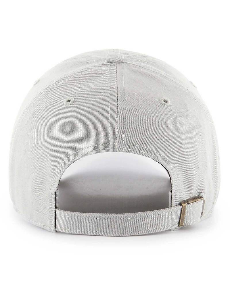 '47 Brand Men's Silver San Antonio Spurs Clean Up Adjustable Hat