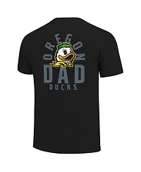 Image One Men's Black Oregon Ducks Father's Day Mascot Overlay T-Shirt