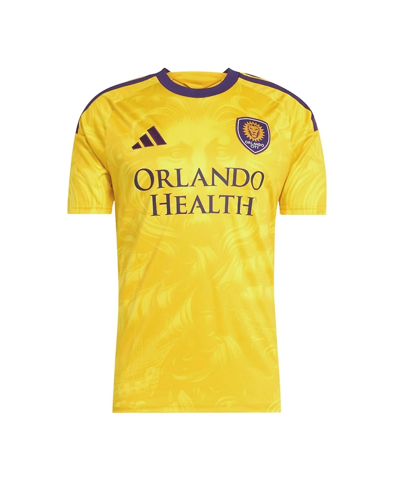 Adidas Men's Martin Ojeda Yellow Orlando City Sc 2026 Sunken Treasure Kit Replica Jersey