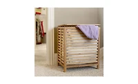 Household Essentials Bamboo Laundry Hamper