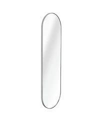 Laoties 63" x 20" Full Length Mirror, Arched Floor Mirror with Metal Frame for Bedroom, Entryway and Dressing Room