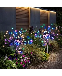 Cowin Solar Lights Outdoor Decorative 2 Pack 150 Led Copper Wire Waterproof Garden Fireworks Lamp