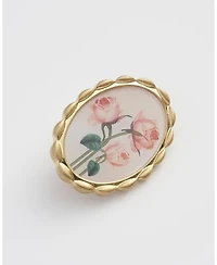 Fable England Framed Roses Brooch