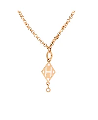 Pre-Owned HERMES Gambade H Pendant Necklace