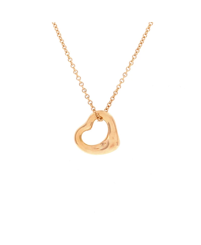 Pre-Owned Tiffany & Co Elsa Peretti Open Heart Pendant Necklace