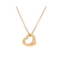 Pre-Owned Tiffany & Co Elsa Peretti Open Heart Pendant Necklace