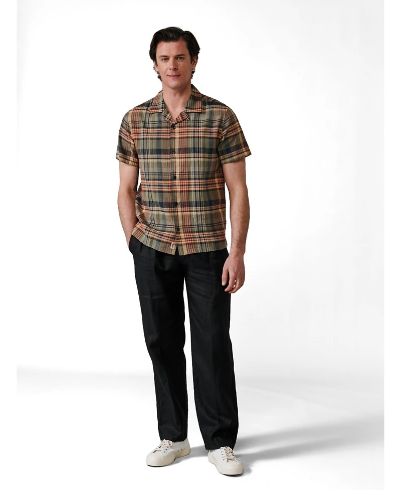 Aubin Men's Abbots Cuban Collar Shirt