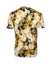 Pre-Owned Versace Men's Barocco Print Jersey Taylor Fit T-Shirt