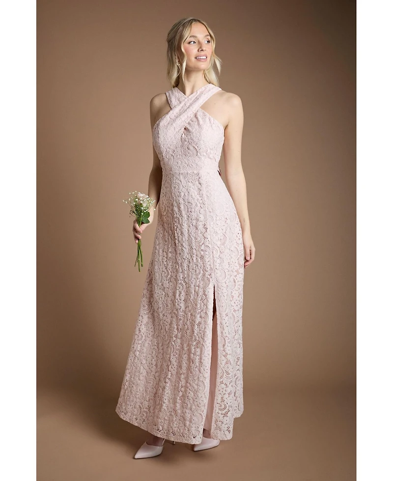 Coast Women's Cross Halter Neck Bridesmaid Maxi Dress