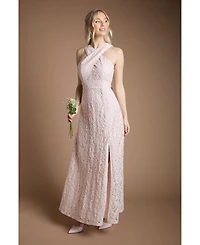 Coast Women's Cross Halter Neck Bridesmaid Maxi Dress
