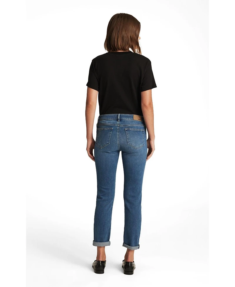 Mavi Jeans Women's Emma Mid Rise Slim Boyfriend