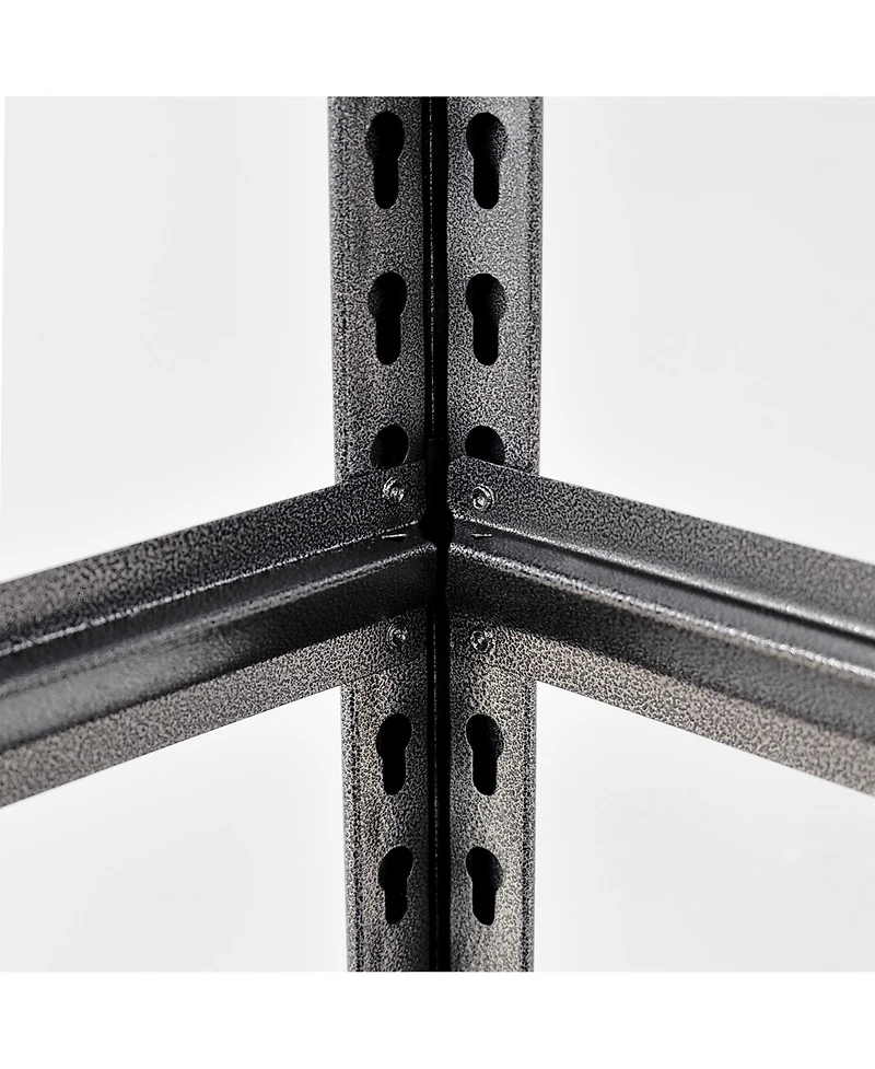 Boyel Living 63"H 5 Tier Metal Shelves for Storage Garage Shelving 2000LBS Heavy Duty Storage Shelves Adjustable Garage Shelf