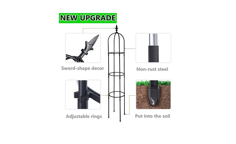 Garden Obelisk Trellis for Climbing Plants and Elegant Outdoor Decor