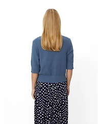 Masai Copenhagen Women's MaLiva Cropped Short Sleeve Cardigan