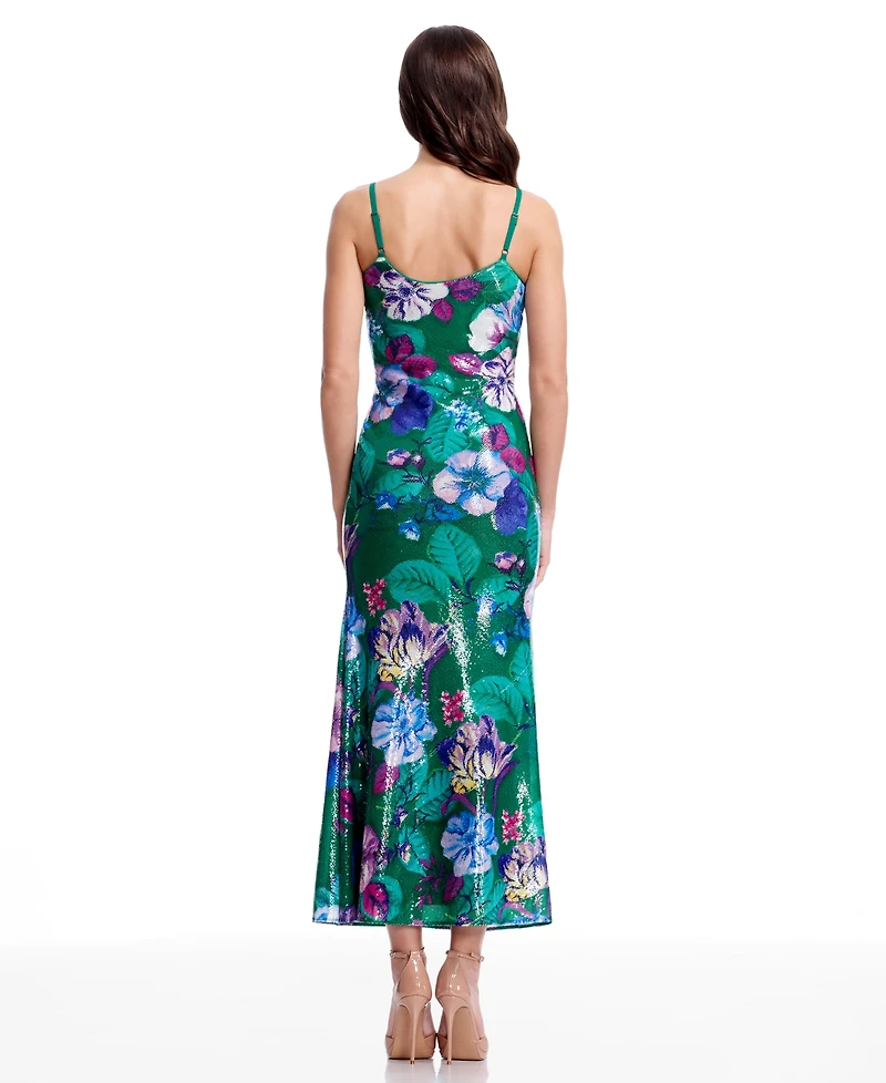 Dress the Population Women's Susan Scoop Neck Sheath