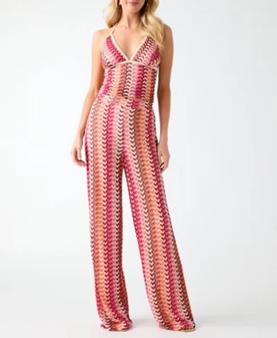 Guess Womens Sleeveless Halter V Neck Knit Top Gianna High Rise Knit Fit Flare Pants