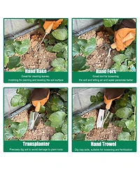Xdovet Stainless Steel Gardening Tool Set