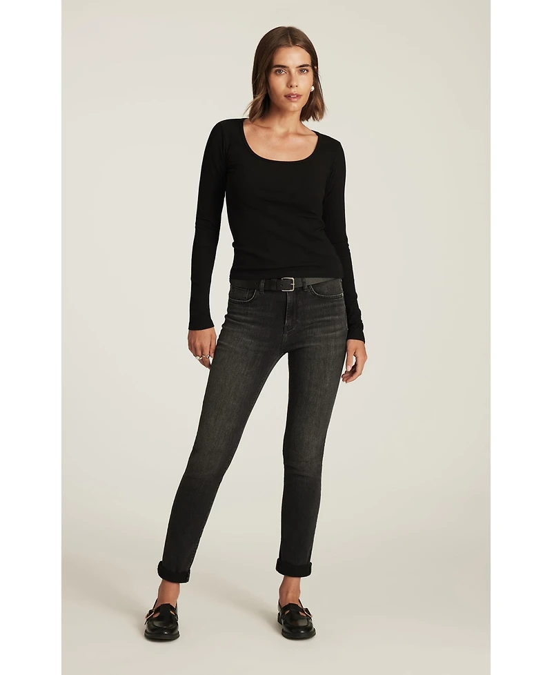 Mavi Jeans Women's Kathleen Mid Rise Slim Boyfriend