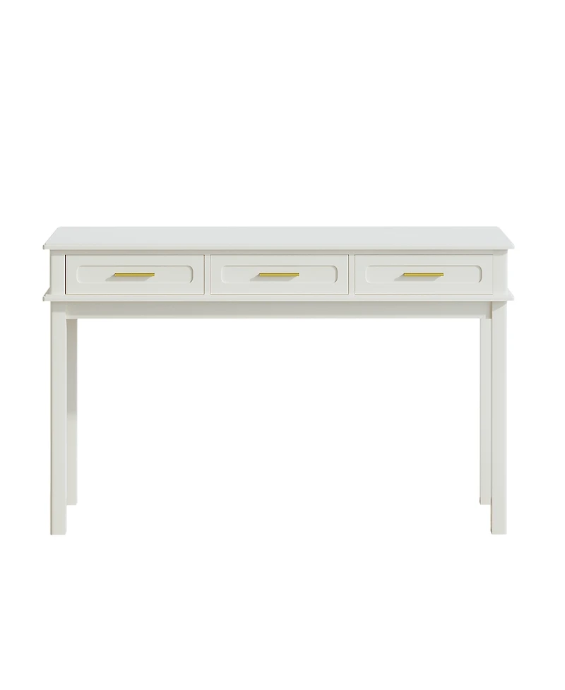 Streamdale Furniture 3-Drawer Modern Vanity Desk and Writing Table