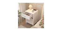 Lucky One 26.8"W Nightstand with Drawer and Shelf