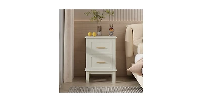 Lucky One 22.8"W 2-Drawer Nightstand