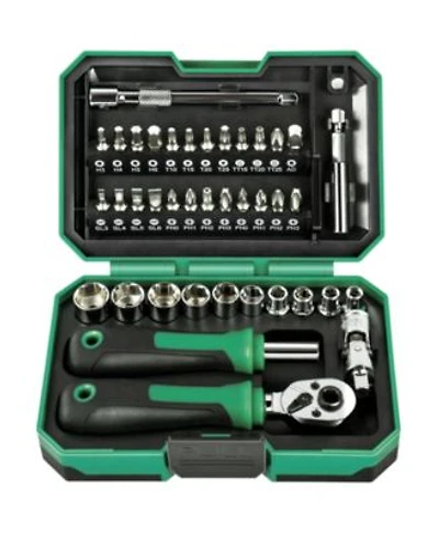 Xdovet 39pieces Ratchet Socket Wrench Set 1 4inch Drive Metric 4 13mm