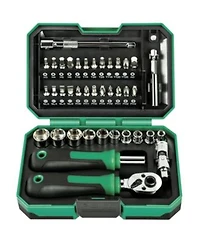 Xdovet 39pieces Ratchet Socket Wrench Set 1 4inch Drive Metric 4 13mm