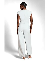Coast Women's Belted Wide-Leg Jumpsuit