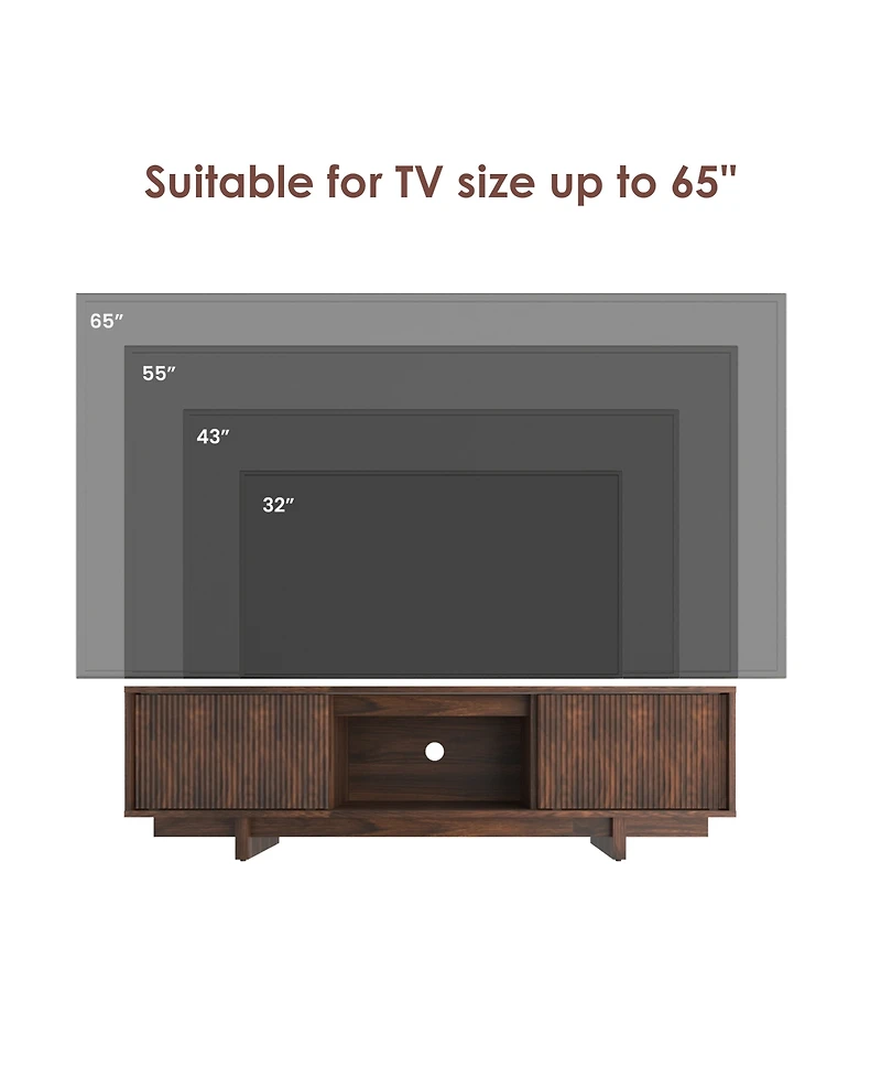 gaomon 55 Inch Farmhouse Tv Stand