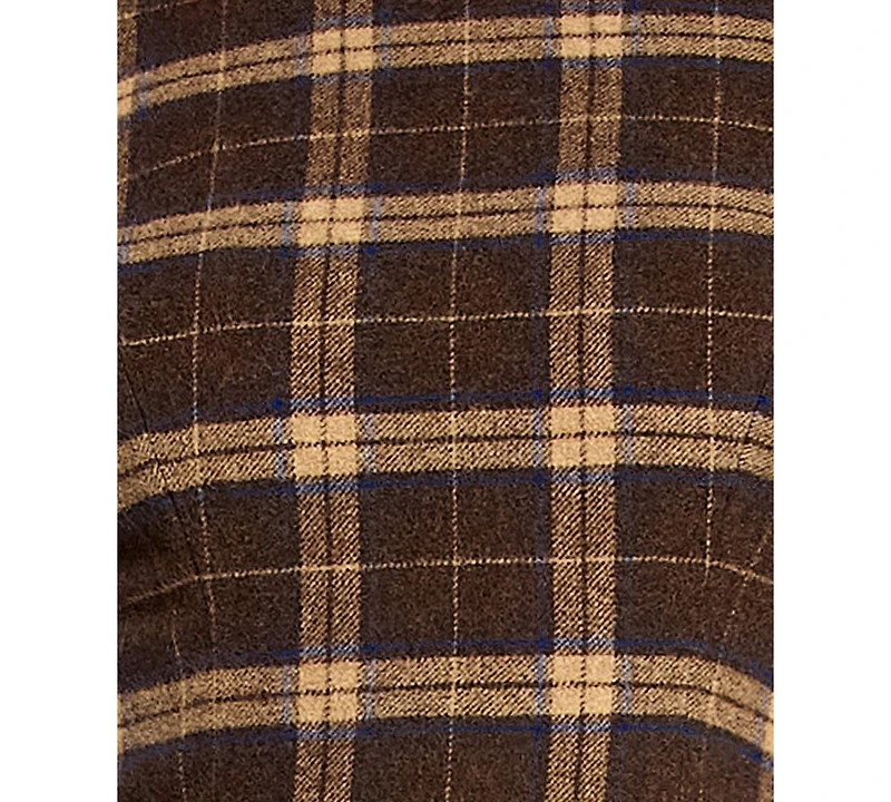 Alex & Sophia Juniors' Plaid Crewneck Tie-Back Mini Dress