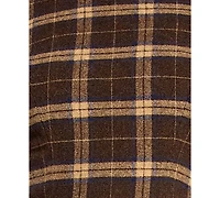 Alex & Sophia Juniors' Plaid Crewneck Tie-Back Mini Dress